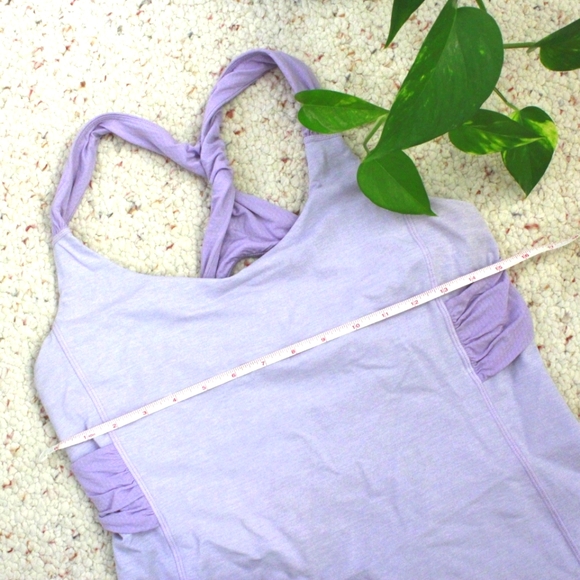 Lululemon Spin Me Tank in Heathered Lilac - Picture 4 of 8